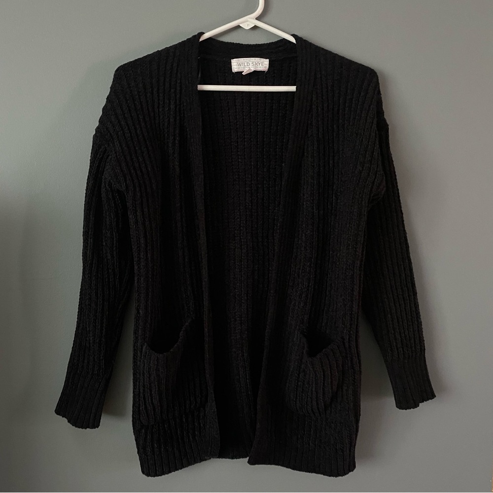 Wild Skye black cardigan. Size small.